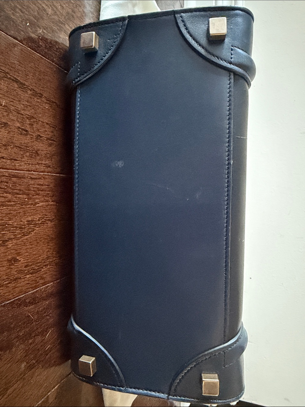 CELINE Black/Brown/Blue Leather Tote - Picture 6 of 11